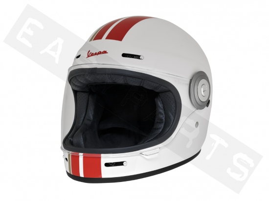 Casque intégral VESPA Racing Sixties white