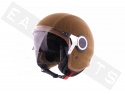 Demi Jet Helmet VESPA VJ Sean Wotherspoon brown Limited Edition
