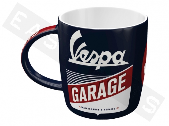 Piaggio Mug VESPA Garage noir