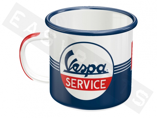 Piaggio Mug VESPA Service blanc/bleu