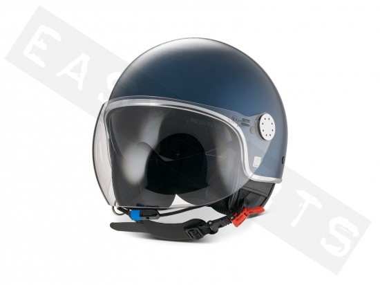 Piaggio Mirror Bt Helmet Blu Mat D12 Xs