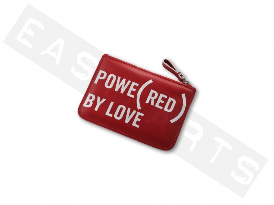 Porte-monnaie VESPA (RED)® cuir rouge