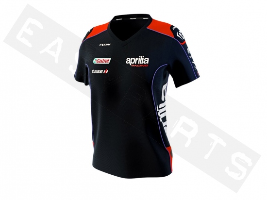 Piaggio T-shirt APRILIA Racing Team 2023 noir Femme