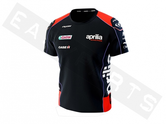 Piaggio T-shirt APRILIA Racing Team 2023 Negro Niño