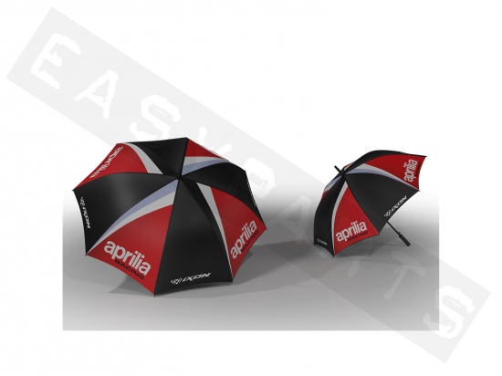 Piaggio Regenschirm APRILIA Racing schwarz (großes Modell)