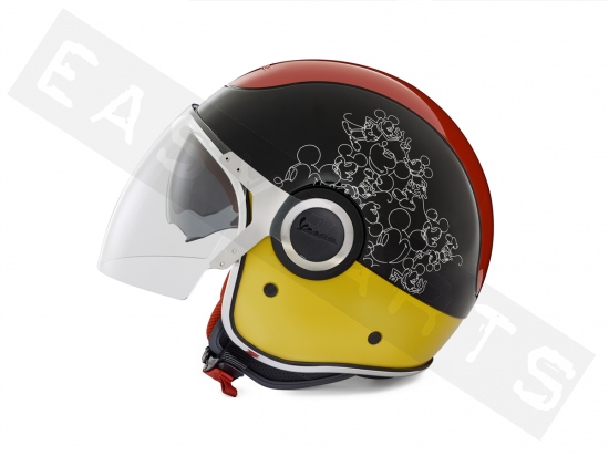 Piaggio Helm Demi Jet VESPA VJ Disney Mickey Mouse Edition By Vespa tricolore