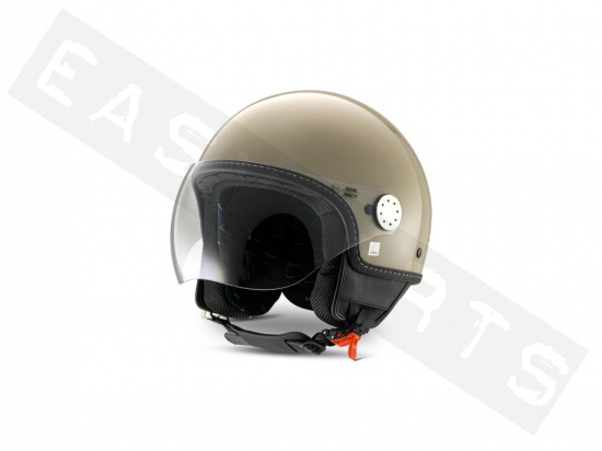 Helmet Demi Jet VESPA Visor 4.0 glossy beige (Q1)
