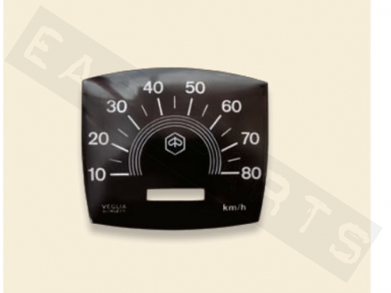Piaggio Dial Speedometer Vespa 50 (up to 80Km/h)