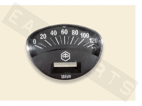 Piaggio Dial Speedometer Vespa (up to 120Km/h)