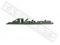 Emblem 4 Valvole Chrome (78x11mm)