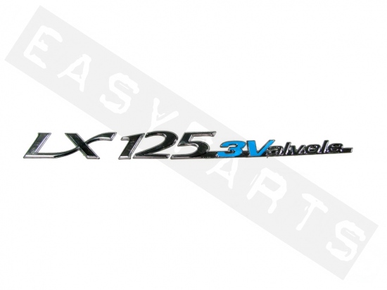Emblem LX125 3Valvole Chrome (169x16mm)