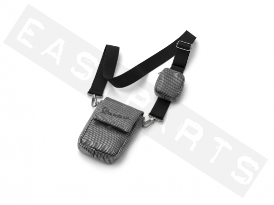Mini-Umhängetasche VESPA DEC mit schwarzem Strassstein