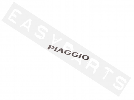 Piaggio Piaggio Sticker M19 Zwart Voorfront