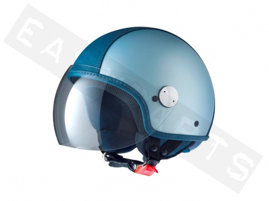 Helm Demi Jet PIAGGIO Copter-Y Grijs/ Blauw
