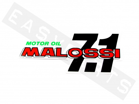 Pegatina MALOSSI Motor Oil 7.1 (14,5x6cm)