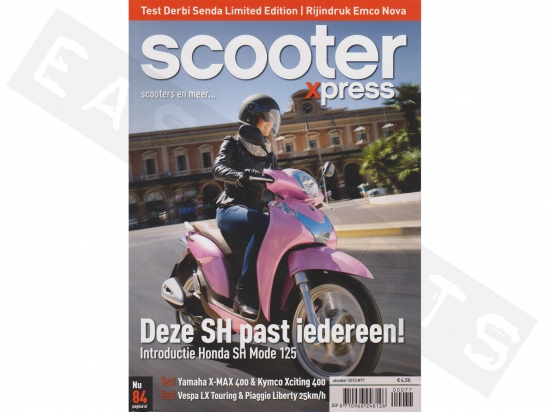 Holländische Zeitschrift ScooterXpress N°77 Octobre 2013