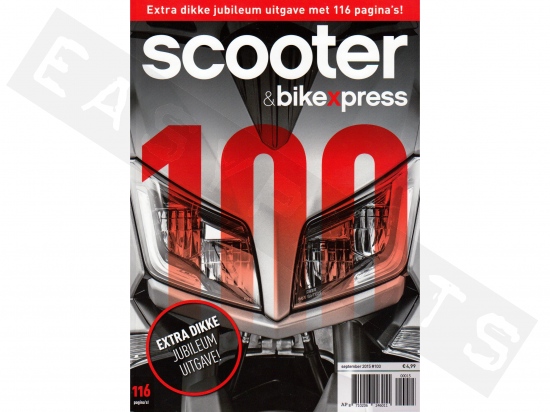 Holländische Zeitschrift ScooterXpress N°100 September 2015