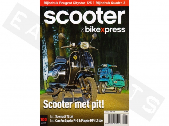Holländische Zeitschrift ScooterXpress N°101 Octobre 2015