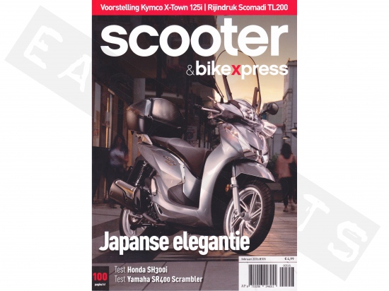 Magazine Néerlandais ScooterXpress N°105 Février 2016
