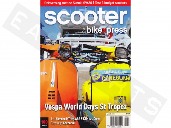 Magazine Néerlandais ScooterXpress N°110 Juillet 2016