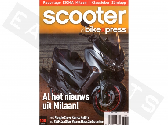 Magazine Néerlandais ScooterXpress N°115 Decembre 2016