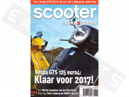 Magazine Néerlandais ScooterXpress N°116 Janvier 2017