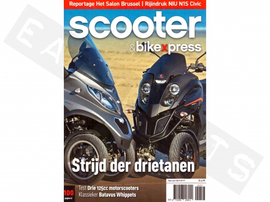 Magazine Néerlandais ScooterXpress N°117 Février 2017