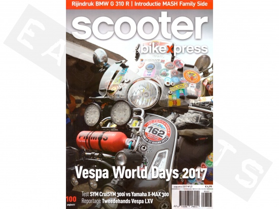 Magazine Néerlandais ScooterXpress n°123 Août 2017
