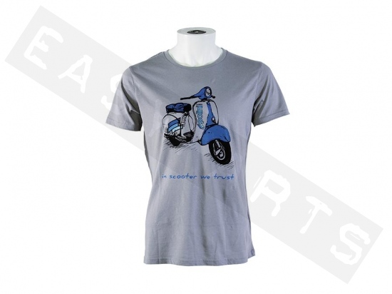 T-Shirt POLINI Scooter Gris Mujer
