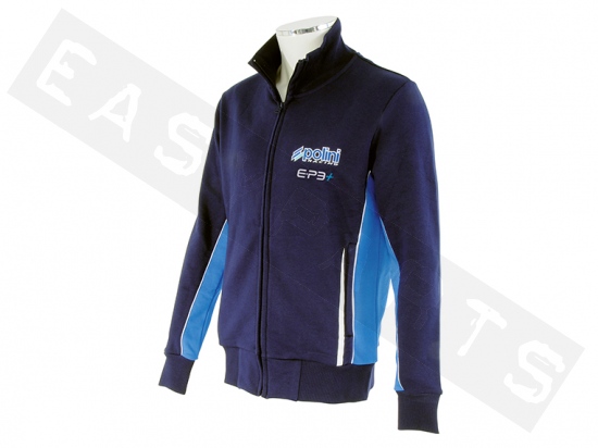 Sweatshirt mit Reißverschluss POLINI EVO E-P3 + Blau Damen