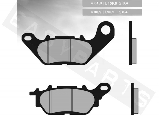 Brake pads POLINI Original (FT3152)