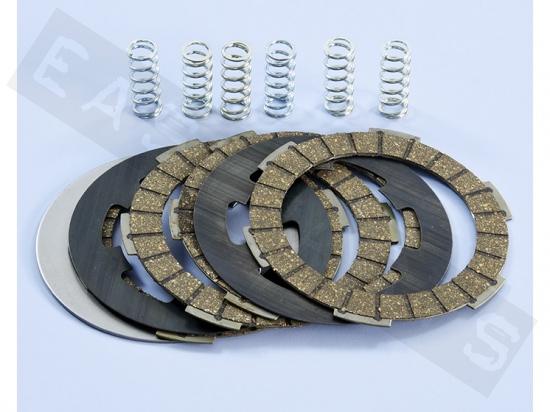 Clutch disc set POLINI Evolution APE 50 FL/ Vespa PK 50-125 FL(6 springs)