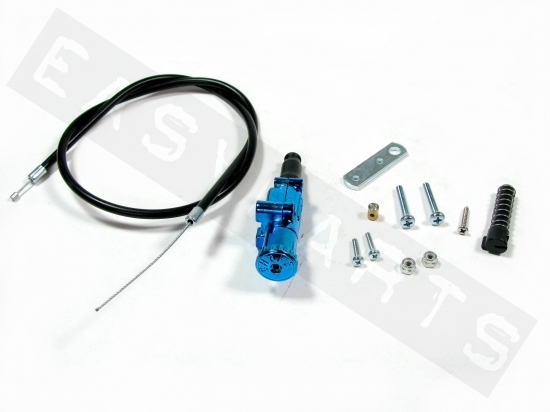 Kit cable starter manual carburador POLINI azul anodizado