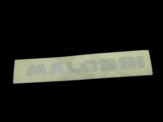 Sticker MALOSSI Zilver (10cm)