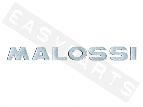 Aufkleber Schriftzug MALOSSI Silber (10cm)