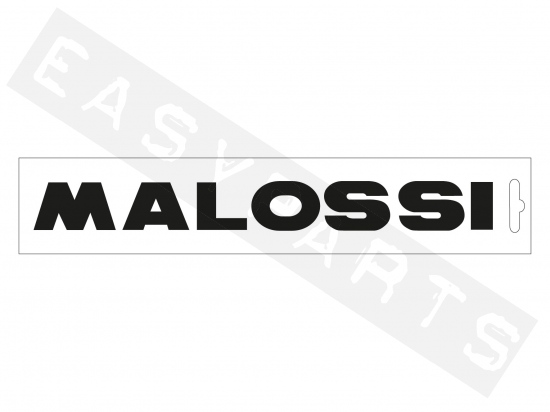 Autocollant écriture MALOSSI noir (32x3,5cm)