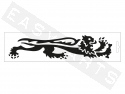 Sticker MALOSSI Lion Right (14cm) Black