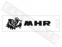 Autocollant MALOSSI 'MHR' noir (13cm)