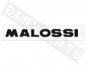 Pegatina letras MALOSSI negra (14cm)