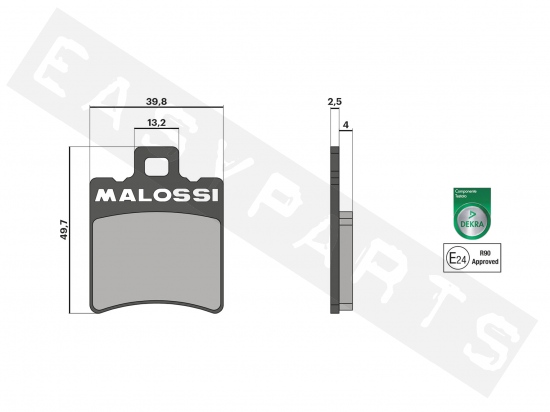 Pastiglie freno MALOSSI Sport (FT3010)