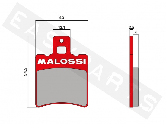 Plaquettes frein MALOSSI MHR (FT3011S)