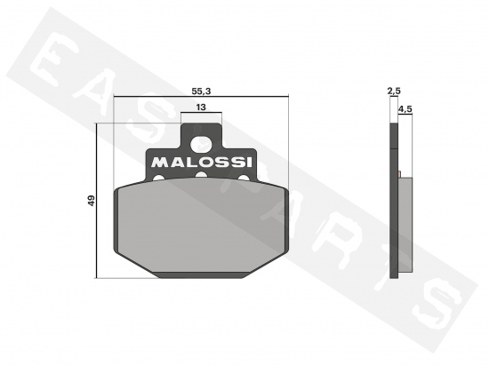 Plaquettes frein MALOSSI Sport (FT3024)
