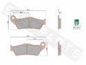 Brake Pads MALOSSI MHR SYNT (FT4027)