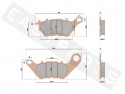 Brake pads MALOSSI MHR SYNT (FT4195)