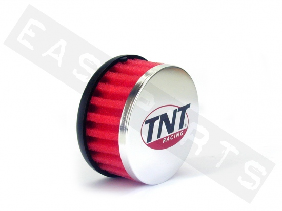 Filtro aria TNT R-BOX schiumato rosso dritto Ø28-35 PHBG/PHVA/PHBN