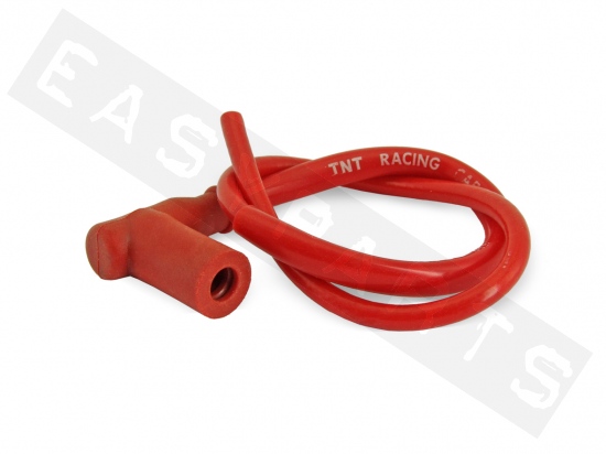 Capuchón de bujía TNT Racing con cable de bujía H.T rojo