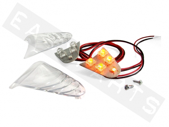 Knipperlichtset koplamp TNT Futura LED oranje Aerox/ Nitro
