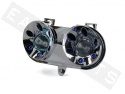 Headlight double with LED blue TNT chrome Spy/ Rocket