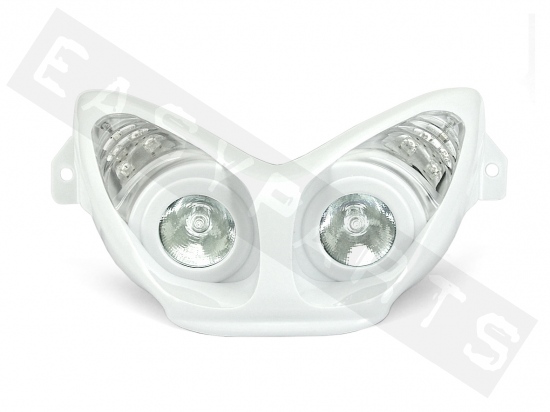 Masque double optiques & LED TNT Futura blanc Nitro/ Aerox 1997-2012