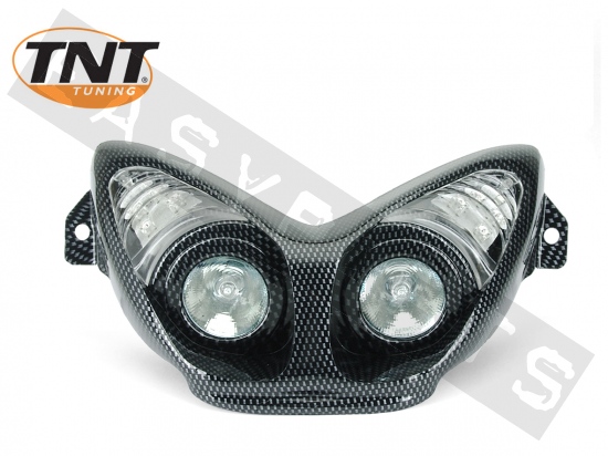 Masque double optiques & Led TNT Futura style carbone Nitro/ Aerox